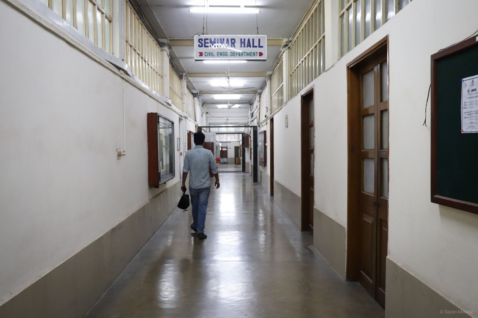 Civil Engineering Department Corridor
